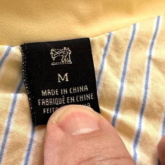 Scotch & Soda Specially Made Bomber Style Jacket.  Yellow. Medium. - Picture 6 of 7